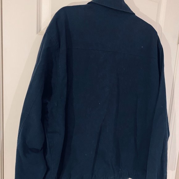 CHAPS XL Navy Men's Classic Fit Full-Zip Jacket - Picture 4 of 5